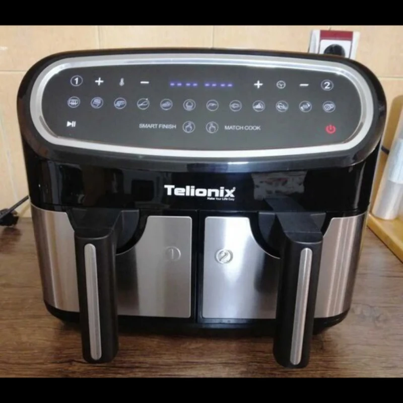 سرخ کن دوقلو بدون روغن تلیونیکس 4410 ظرفیت ۹ لیتر