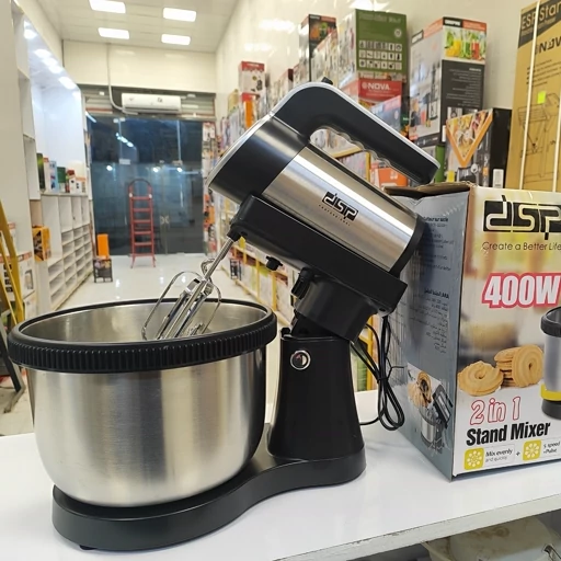 همزن کاسه دار دی اس پی مدل KM3058 دوکاره ۴۰۰ وات